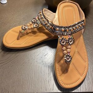 Beaded sandals